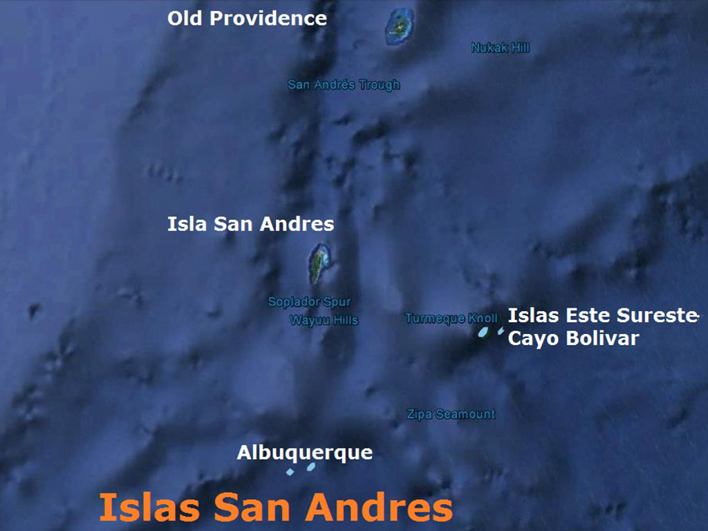 Diving grounds of San Andres