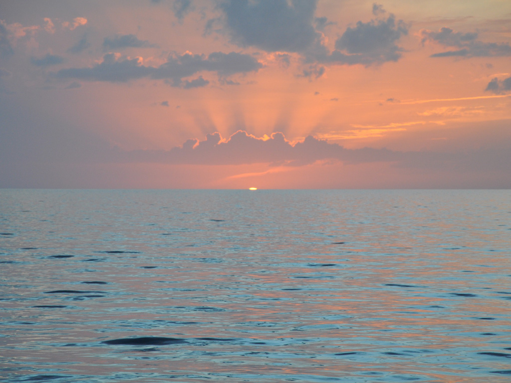 Sonnenuntergang vor Kuba