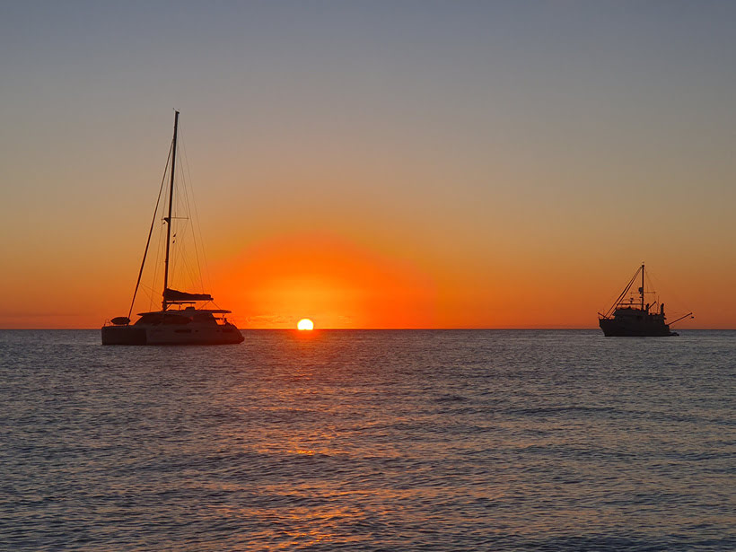 Sunset in Guna Yala, San Blas Islands