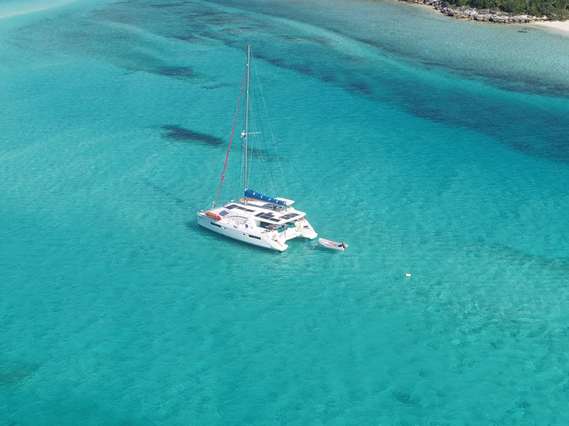 Crystal clear turquoise water in Cuba